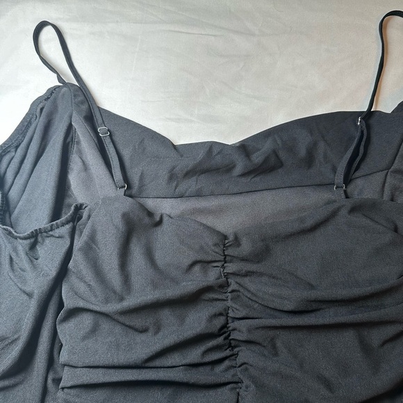 Fashion Nova Kiara One Shoulder Mesh Bodysuit, New, Size XL - Picture 10 of 13